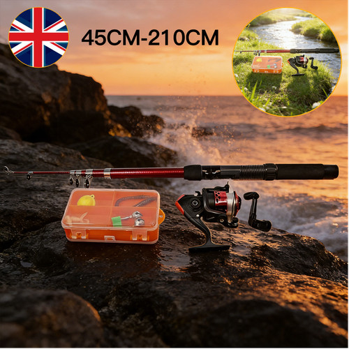 Telescopic fishing rod - telescopic,