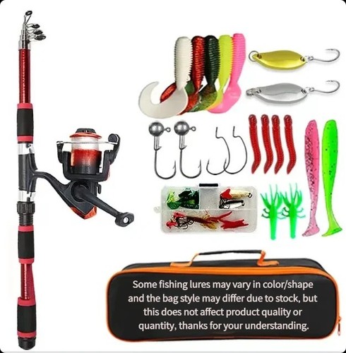 Fishing pole set - set, telescopic