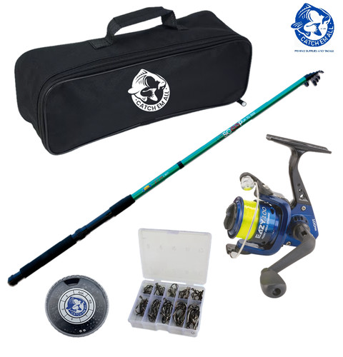 6ft telescopic fishing - telescopic, kit