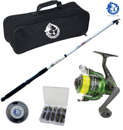 8ft telescopic fishing - 8ft, kit