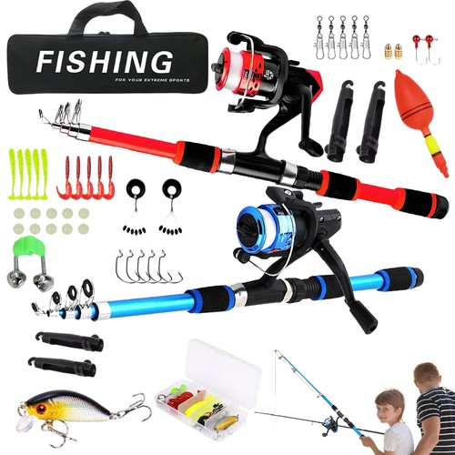 Fishing rod set telescopic - set,