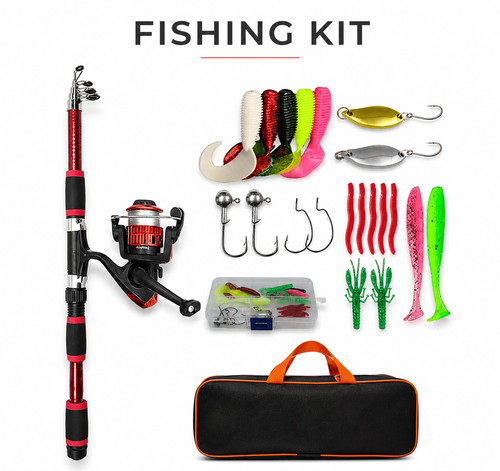 6ft telescopic fishing - telescopic, rod