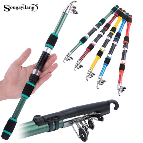 Telescopic fishing rod set - telescopic,