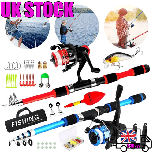 Fishing pole set - fishing,