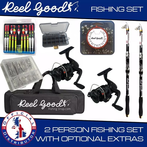 Twin fishing rod reel - reel, combo