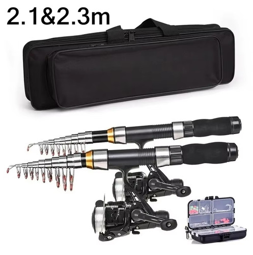 Telescopic fishing rod reel - telescopic,