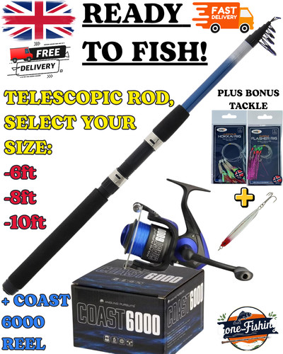Sea fishing rod - fishing, reel