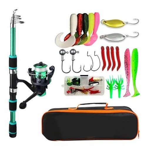 Telescopic fishing rod - rod, set
