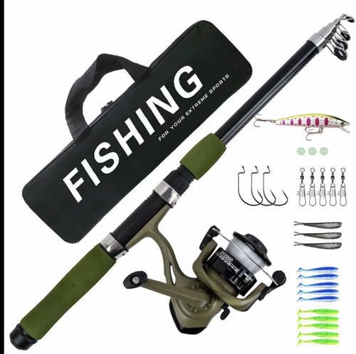 Telescopic fishing rod - fishing,