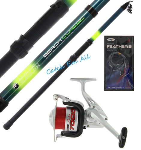 Telescopic beachcaster fishing - telescopic,