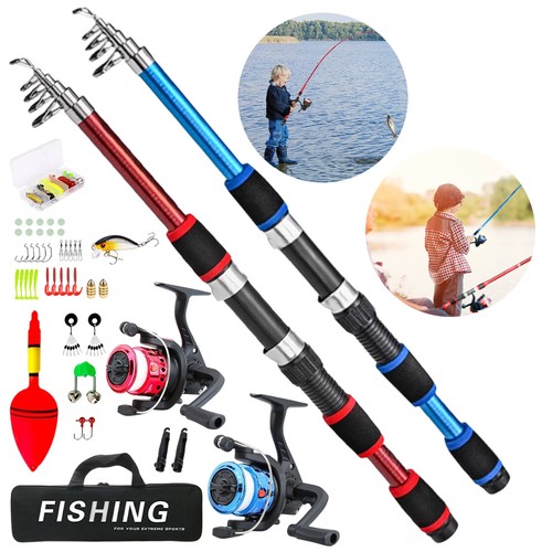 Telescopic fishing rod - rod, set